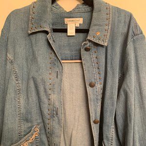 Denim Jacket with Great Detail 2xl